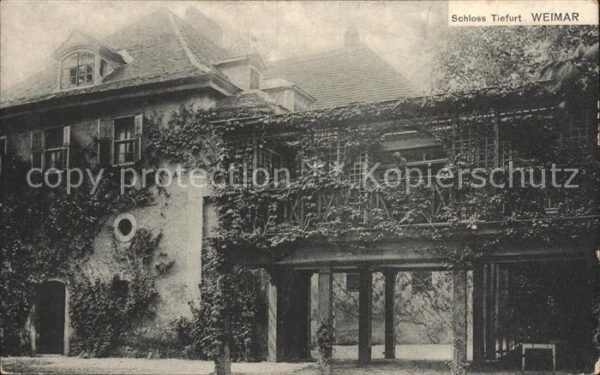Weimar Thueringen Schloss Tiefurt