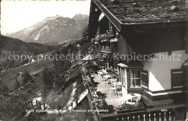 Steinach Brenner Tirol Cafe Sonnwendalm Alpen