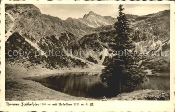Reichenbach Oberstdorf Gaisalpsee mit Nebelhorn Bütten