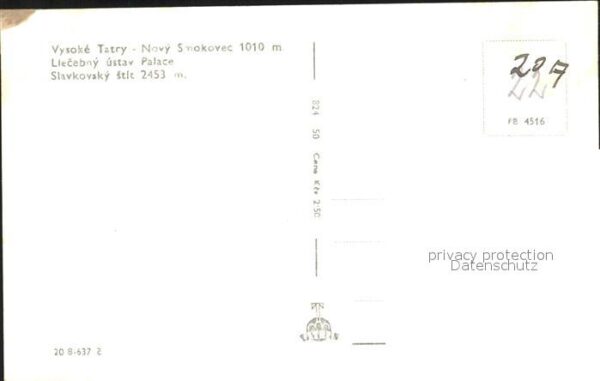 Novy Smokovec Liecebny ustav Palace – Bild 2
