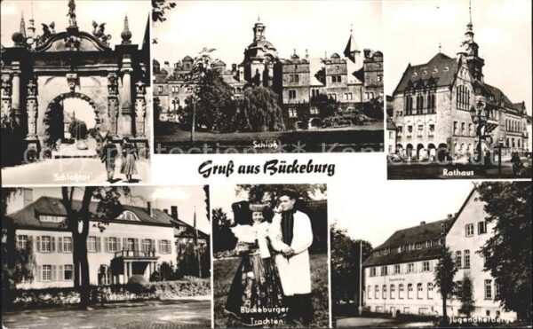 Bueckeburg Schloss Tor Rathaus Jugendherberge Bück