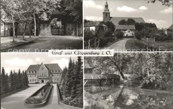 Cloppenburg Schloss Park Kirche Brücke