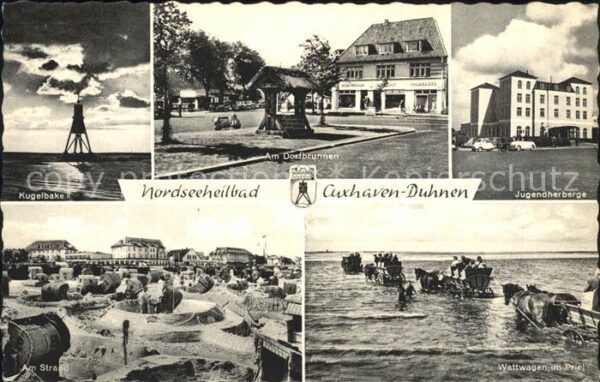 Duhnen Nordsee Kugelbake Dorfbrunnen Jugendherberge St