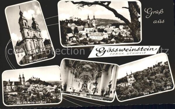 Goessweinstein Wallfahrtskirche Inneres Total Kirche u