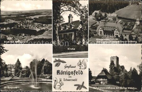 Koenigsfeld Schwarzwald Total Kirche Kindersanatorium Kurpark S