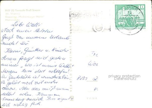 Gross Stieten Gaststätte Mecklenburger Mühle Mühlenst – Bild 2