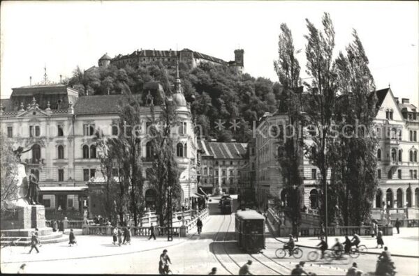 Ljubljana Teilansicht Schloss