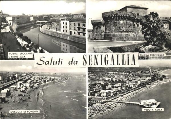 Senigallia Portici Ercolani e Fiume Misa Rocca Rov