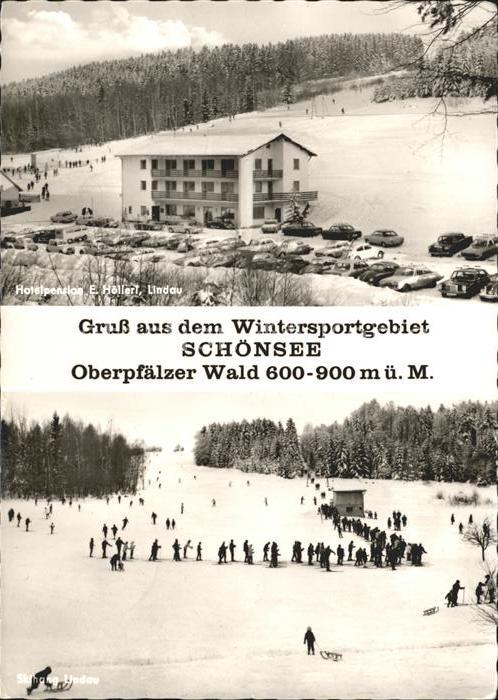 Lindau Oberfranken Hotelpension Hölleri Skipiste