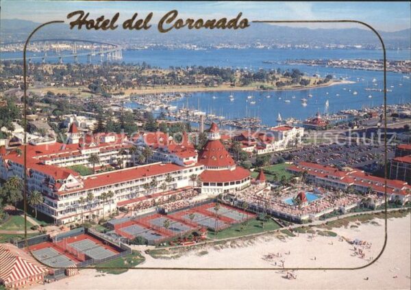 Coronado Beach Hotel del Coronado Fliegeraufnahme