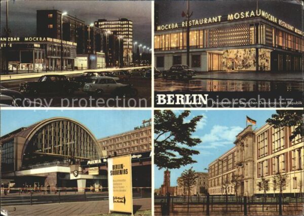 Berlin Karl Marx Allee Hotel Moskau Bahnhof Al