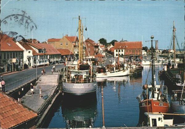 Bornholm Allinge Havnen Schiffe