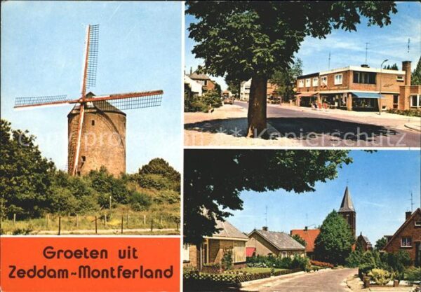 Zeddam Montferland Mühle Strassenpartien