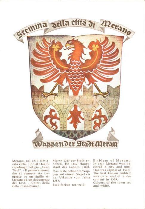 Meran Merano Stadtwappen