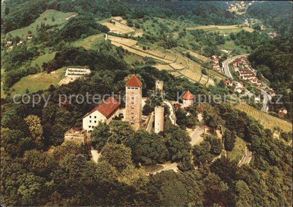 Heppenheim Bergstrasse Starkenburg mit Kirschhausener Talblick