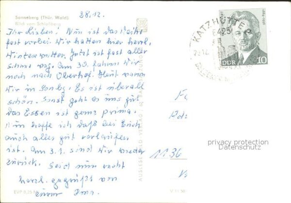 Sonneberg Thueringen Blick vom Schlossberg – Bild 2