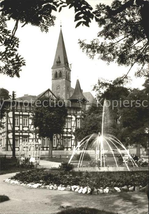 Brotterode Platz der Jugend Fontäne