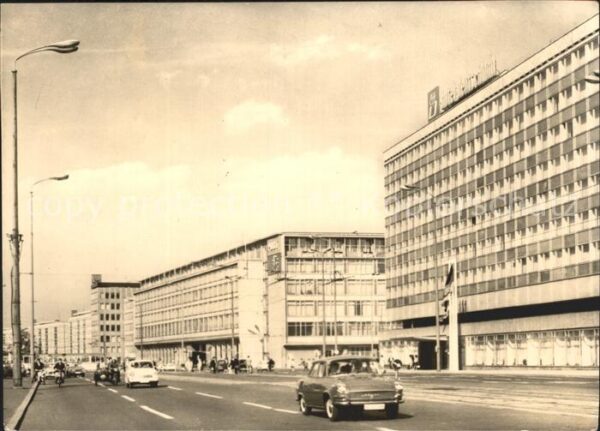 Leipzig Interhotel Deutschland und Postamt am K