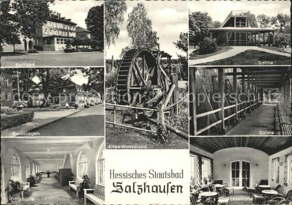 Bad Salzhausen Kurhaus Kuranlagen Trinkhalle Altes Was
