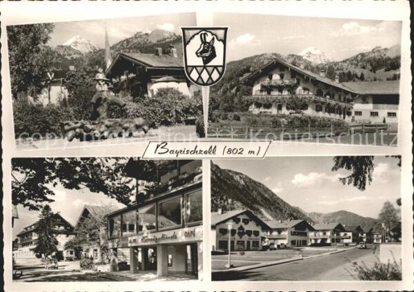 Bayrischzell Teilansichten Brunnen Alpenblick Wappen