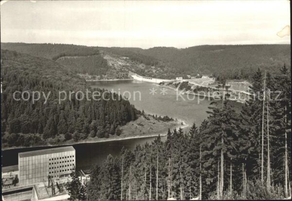 Wendefurth Talsperre Krafthaus des Pumpspeicherwer