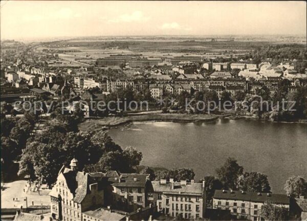 Stralsund Mecklenburg Vorpommern Blick von St Marien auf Tribseer Vorsta