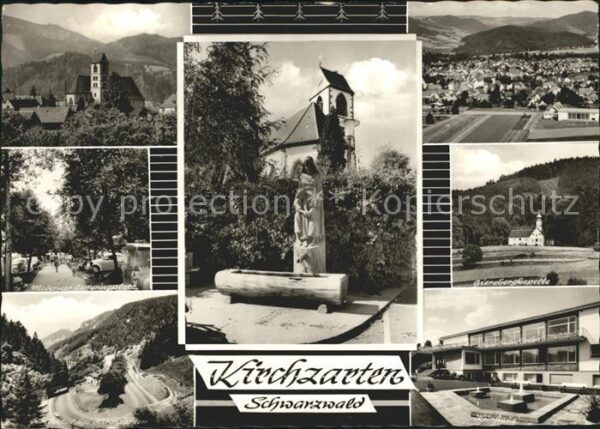 Kirchzarten Kirche Campingplatz Höllental Brunnen F