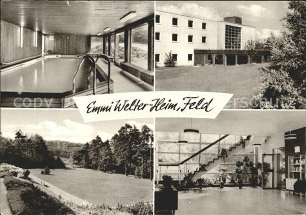 Feld Reichshof Emmi Welter Heim Hallenbad Park Treppen