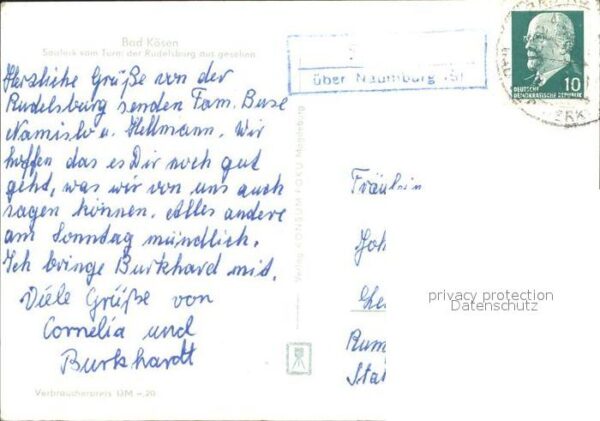 Bad Koesen Saaleck Turm der Rudelsburg – Bild 2
