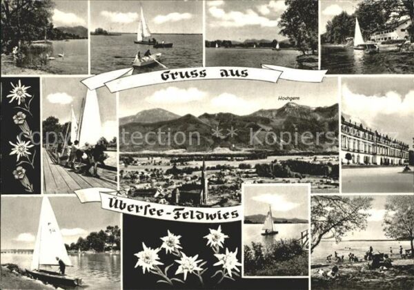 Feldwies Total und Teilansichten Segelpartien St