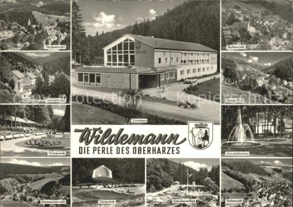 Wildemann Teilansichten Spiegeltal Kurhaus Kurpar