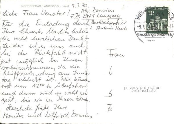 Langeoog Nordseebad Leuchtturm Strand Dünen Fischkutter Ree – Bild 2