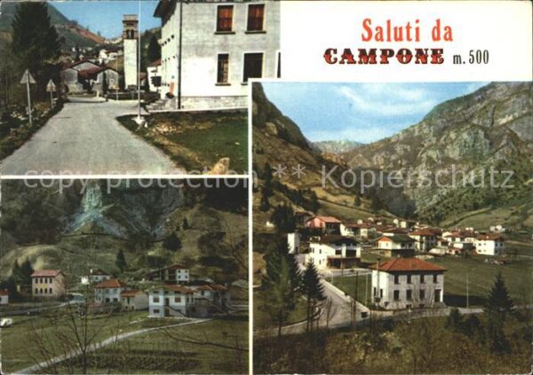 Campione del Garda Tremosine IT Strassenpartie Ortsansichten