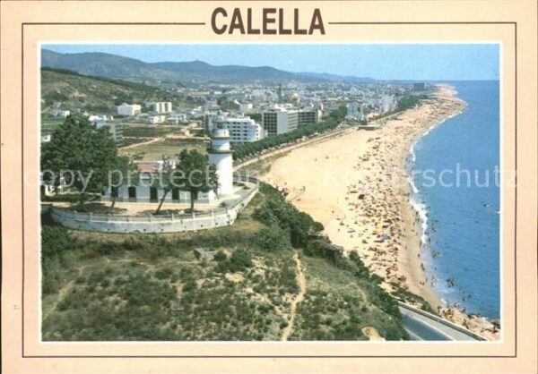 Calella Vista general y faro