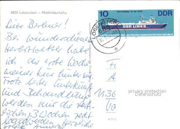 Lobenstein Thueringen Bad Mathildenhöhe – Bild 2
