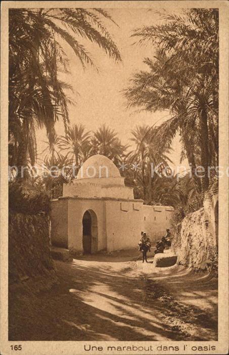 Typen Arabien Marabout dans l'oasis