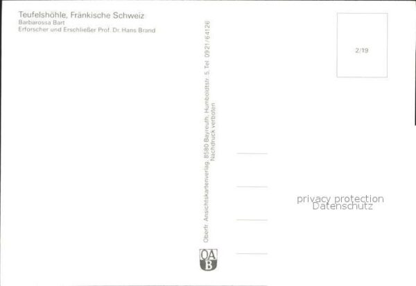Hoehlen Caves Grottes Teufelshöhle Barbarossa Bart – Bild 2