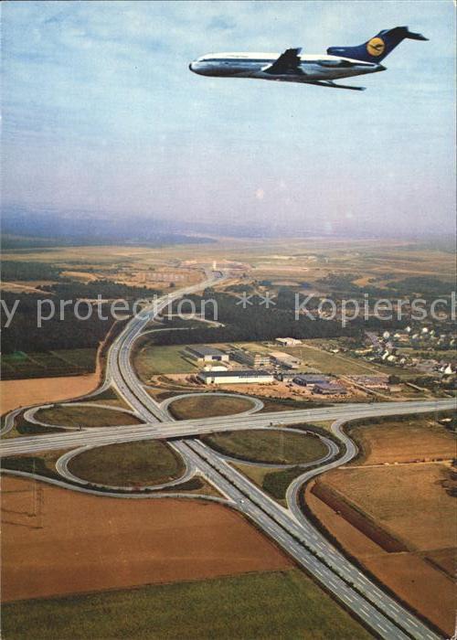 Lufthansa Flughafen Köln/Bonn Autobahnkreuz Flieg