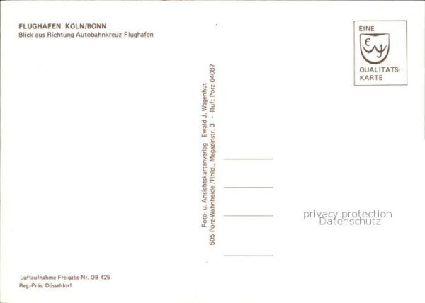 Lufthansa Flughafen Köln/Bonn Autobahnkreuz Flieg – Bild 2