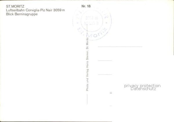 Seilbahn Corviglia-Piz Nair St. Moritz Berninagr – Bild 2