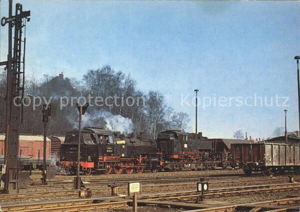 Lokomotive Güterzugdampflokomotive 861141 Bahnhof