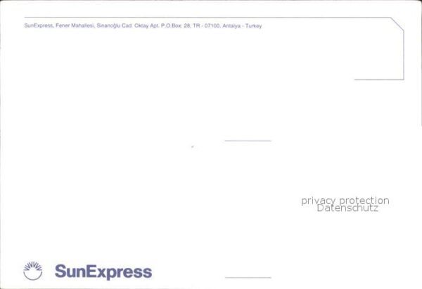Flugzeuge Zivil SunExpress TC-SUT Fener Mahallesi – Bild 2