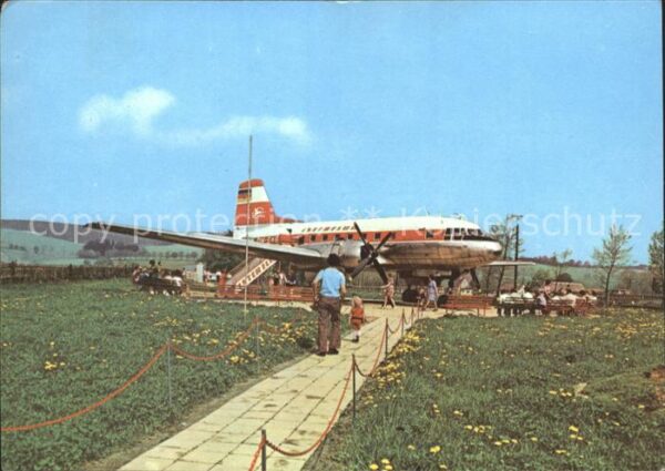 Flugzeuge Zivil Schauflugzeug IL 14 Cämmerswalde