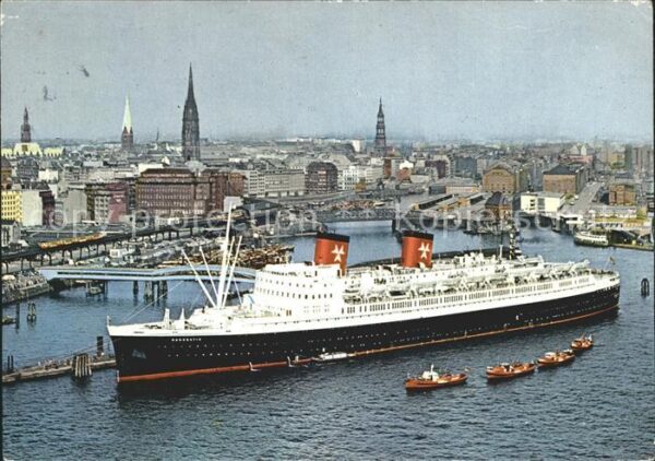 Dampfer Oceanliner Hanseatic Hamburg Hafen