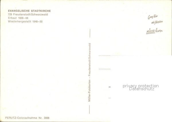 Kirchenorgel Evangelische Stadtkirche Freudenstadt S – Bild 2