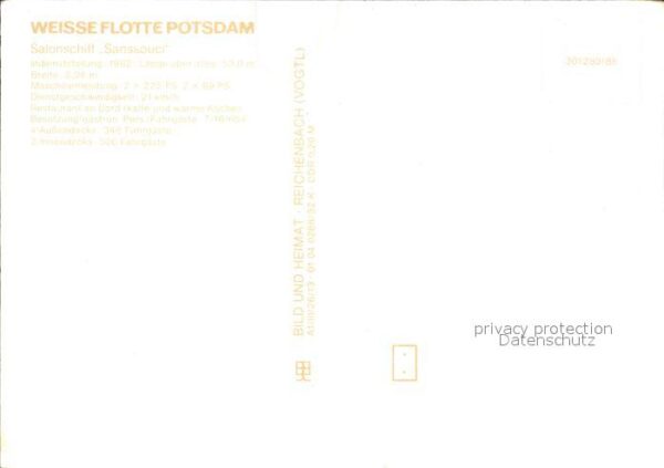Motorschiffe Salonschiff Sanssouci Weisse Flotte Pot – Bild 2