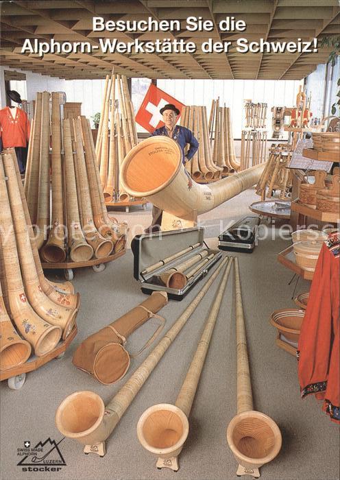 Alphorn Werkstätte Alphornbau Stocker Kriens-Lu