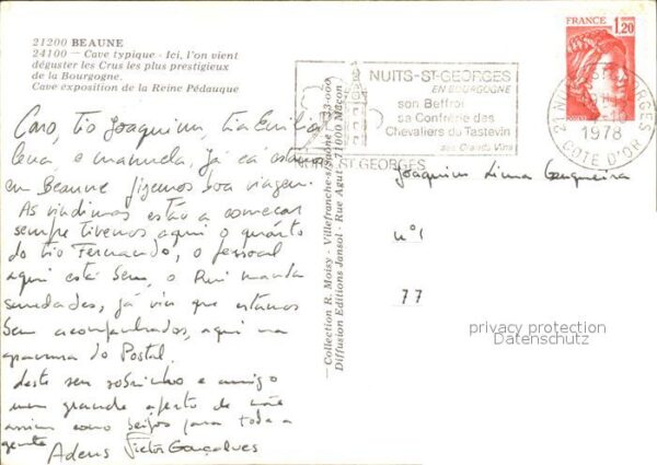 Wein Cave Beaune Reine Pedauque – Bild 2