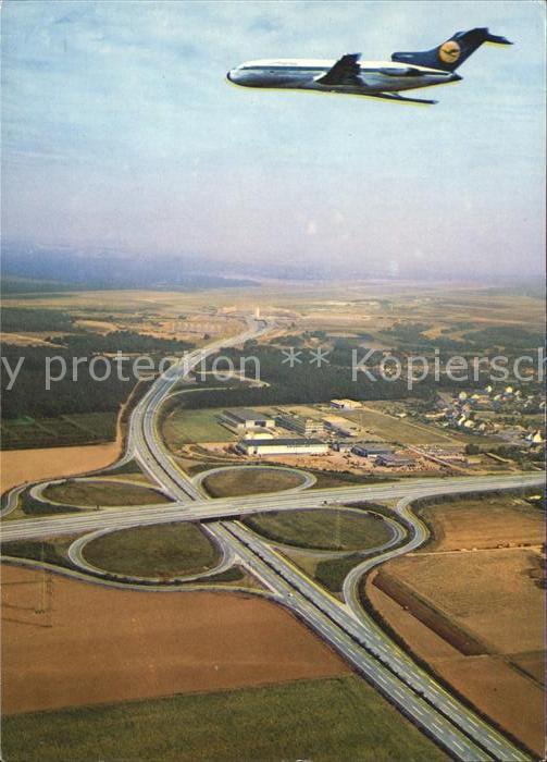 Lufthansa Flughafen Köln/Bonn Autobahnkreuz Flieg
