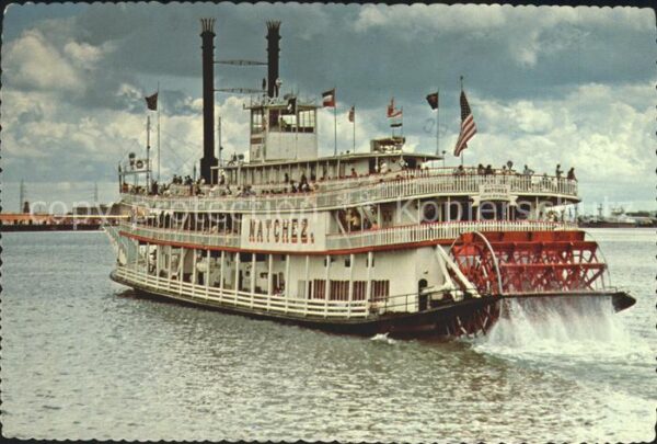 Dampfer Schaufelrad Sternwheeler Natchez Mississippi River